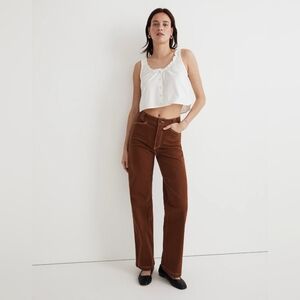 Madewell Emmett wide leg jeans Brown 27